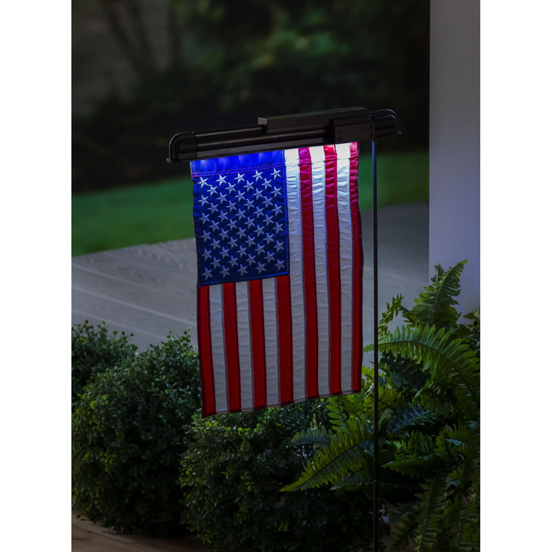 Evergreen Flag hardware,Solar Light for Garden Flag,2x13x2.6 Inches