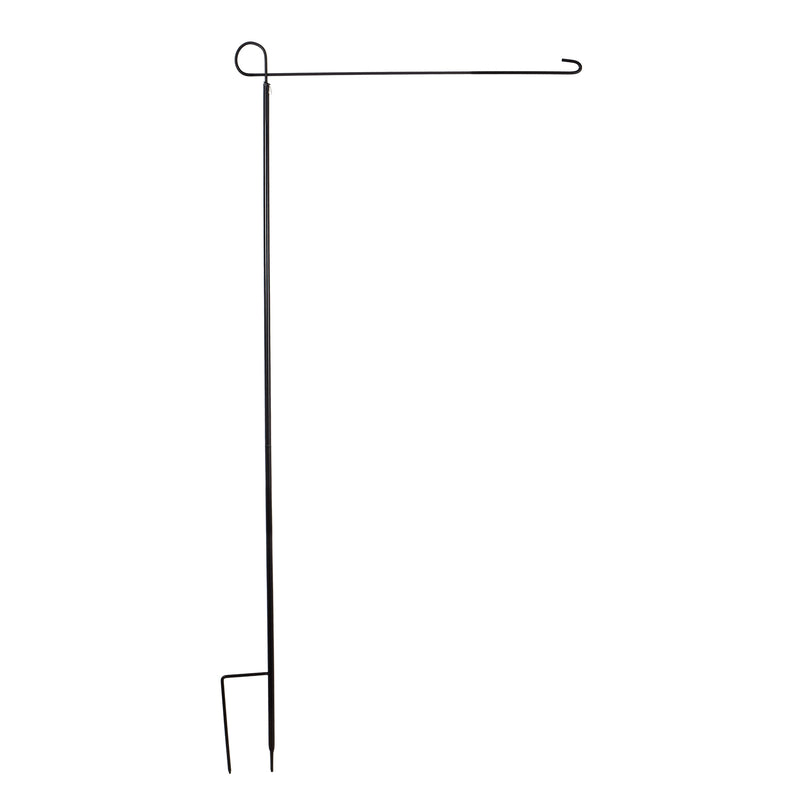 Evergreen Flag Hardware,Iron House Flag Stand,40x0.5x89 Inches