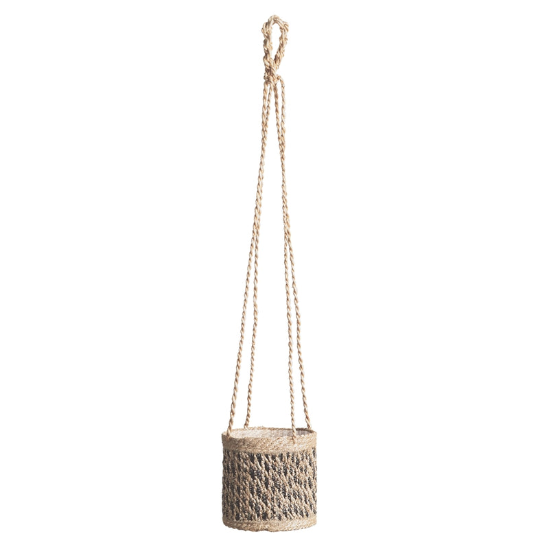 Napa Home Accents Collection-Palesa Jute Hanging Basket ,6 inches