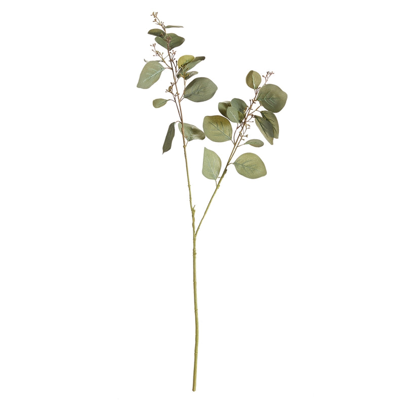 Napa Floral Collection-Silver Dollar Eucalyptus Branch 32 inches
