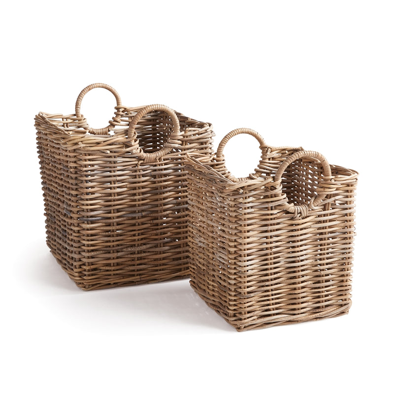 NORMANDY HALO SQUARE BASKETS ST/2