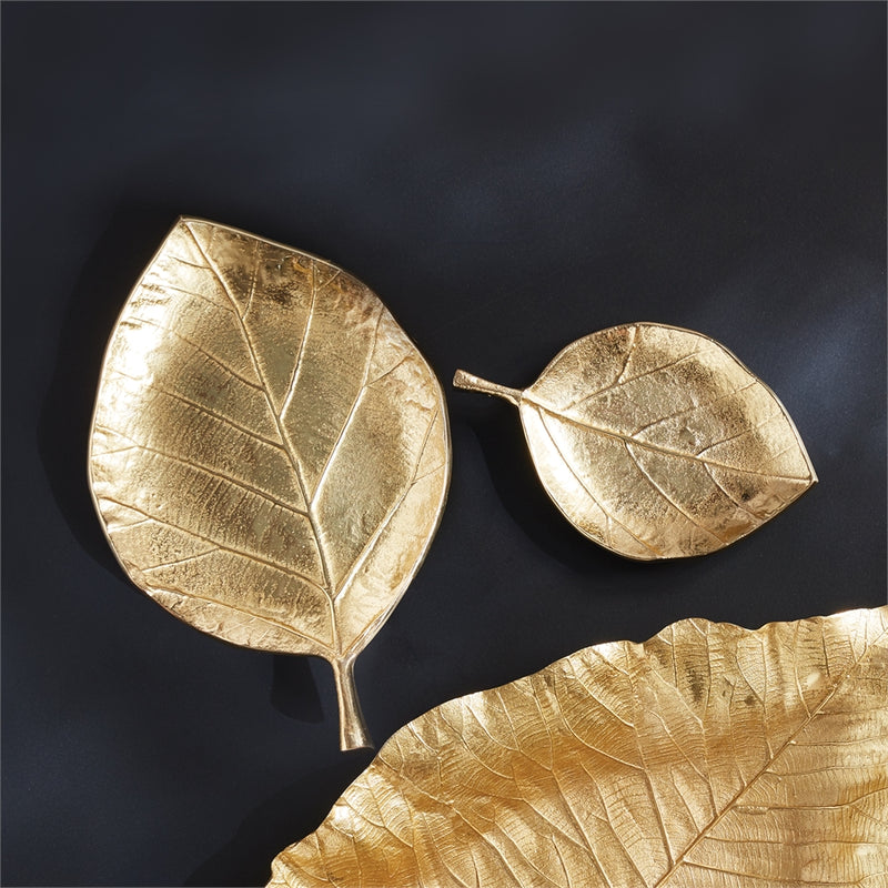 Napa Home Accents Collection-Rue Leaf Trays , Set of 2