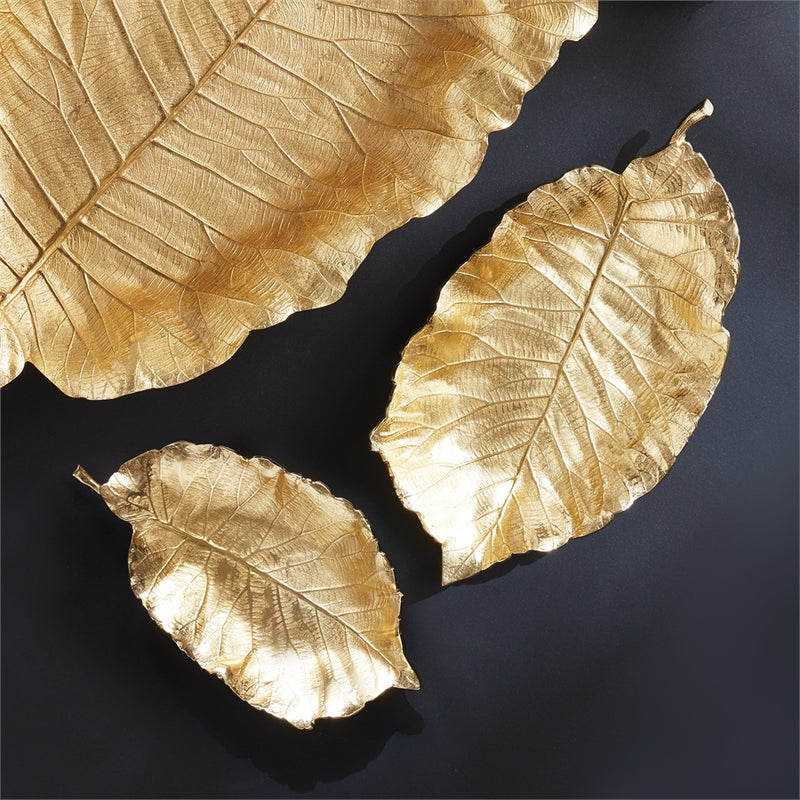 Napa Home Accents Collection-Alegra Leaf Trays , Set of 2