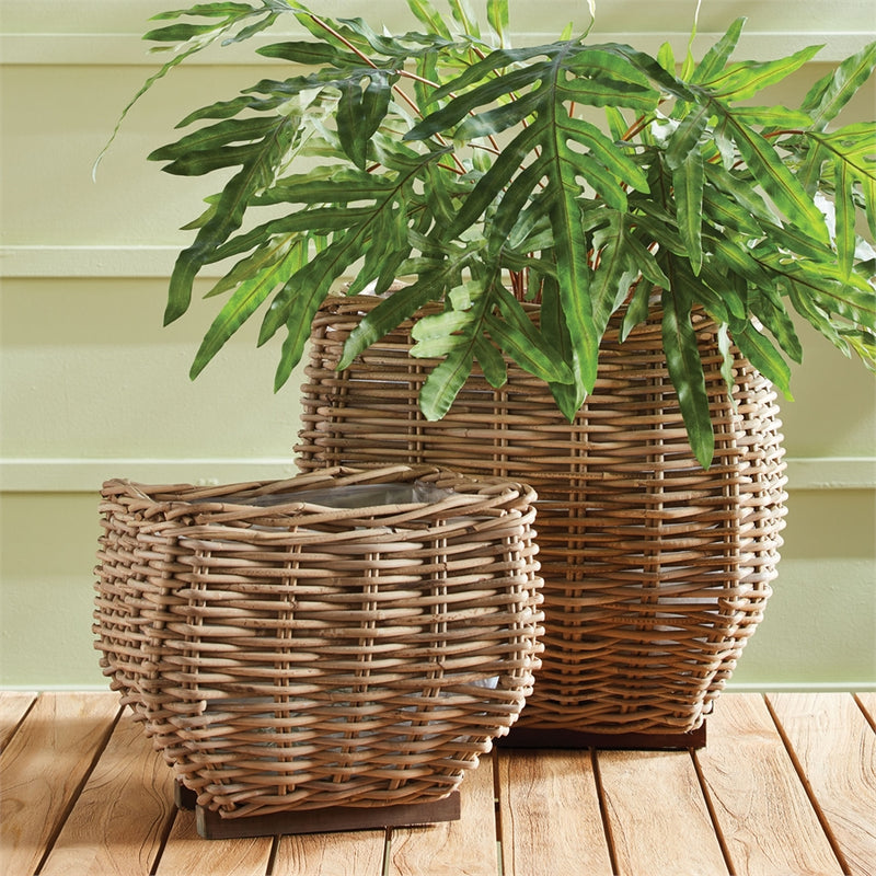 Napa Home Accents Collection-Sylvie Square Taper Basket ( Small )