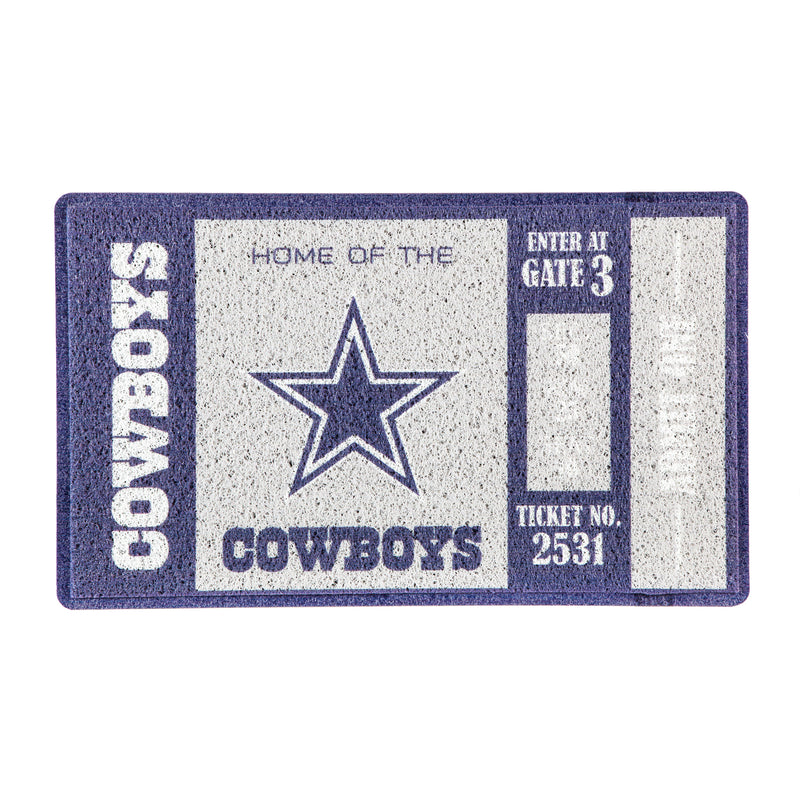 Evergreen Floormat,Turf Mat, Dallas Cowboys,30x0.47x18 Inches