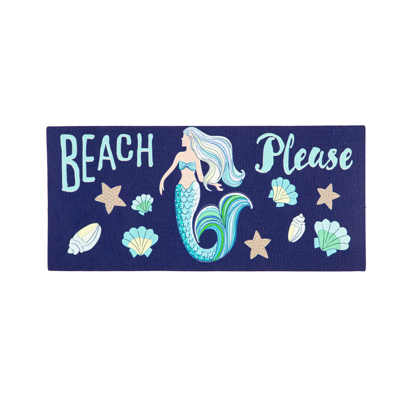 Evergreen Floormat,Mermaid Beach Sassafras Switch Mat,0.25x22x10 Inches