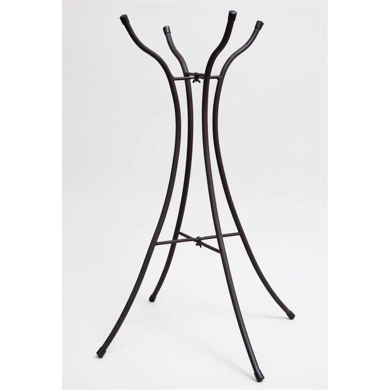 Metal Bird Bath Stand, Hourglass Shape