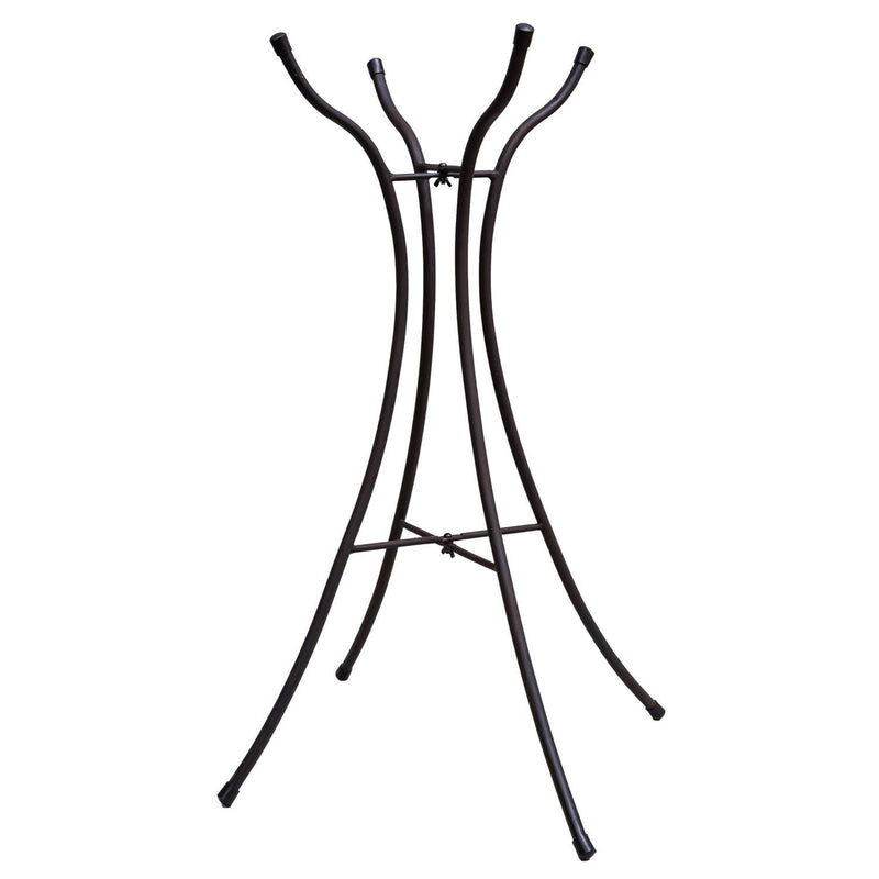 Metal Bird Bath Stand, Hourglass Shape