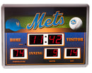 14"x19" ScoreBoard/Clock/Therm (Comm)-New York Mets,0127705