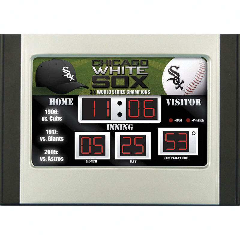 6.5"x9" Scoreboard Desk Clock (NG)- Chicago White Sox,0128712