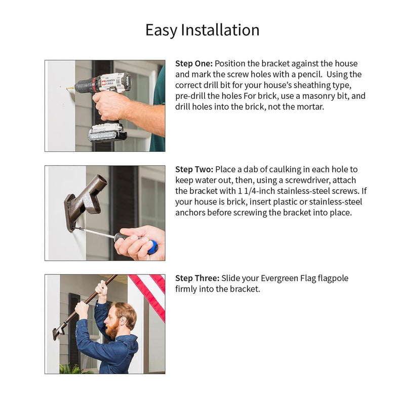 Bracket, Bronze, 2 Position, Cast Iron