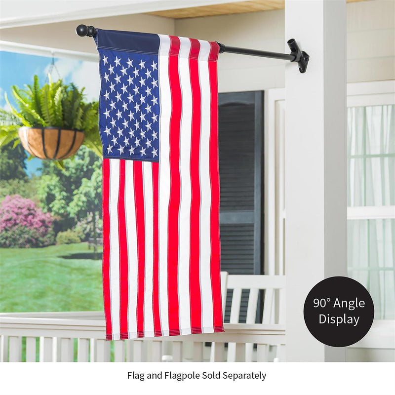 Bracket, Black, 2 Position, Cast Iron