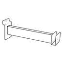 8" Hangrail Brackets for Slatwall, White, Set of 2