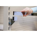 2" Hangrail Brackets for 0.5" Slot Standard, White, Set of 2