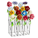 Metal Pinwheel and Garden Stake Collapsible Display