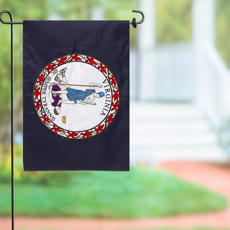 Virginia State Flag, Garden, Applique