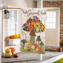 Fall Sweet Fall Burlap House Flag