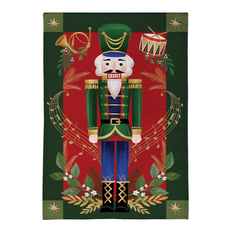 Joyful Traditions Double Sided Burlap House Flag