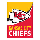 Kansas City Chiefs Burlap Flag House Size