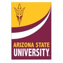 Arizona State University Burlap Flag House Size