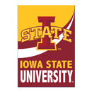 Iowa State University Burlap Flag House Size