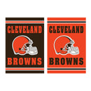 Cleveland Browns Embossed Suede House Flag