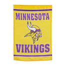 Embossed Suede Flag, House Size, Minnesota Vikings