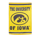 Embossed Suede Flag, House Size, University of Iowa
