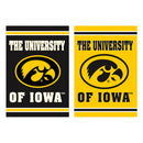 Embossed Suede Flag, House Size, University of Iowa