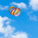 Ever Fliers LED Rainbow Chevron Collapsible Cylinder Kite with Reel