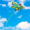 Ever Fliers Big Bold Patterned Bee Kite with Tail and Reel