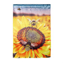 Bees on the Sunflower Lustre House Flag