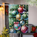Holiday Ornaments Lustre House Flag