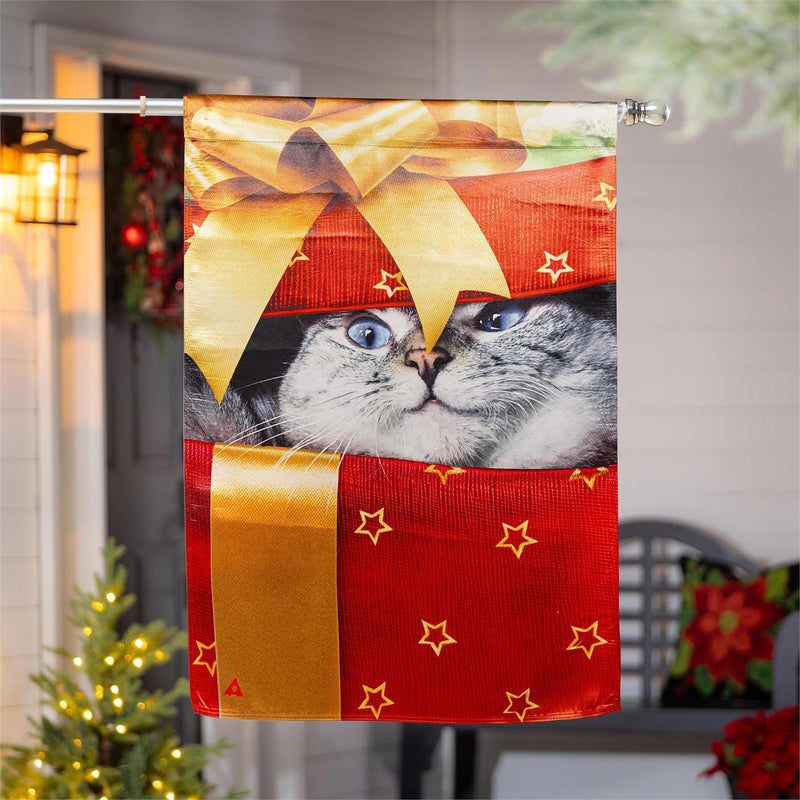 Gift Cat Lustre House Flag