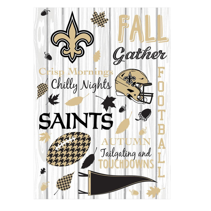 New Orleans Saints, Moire Flag, House Size, Fall Seasonal