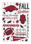 University of Arkansas, Moire Flag, House Size, Fall Seasonal