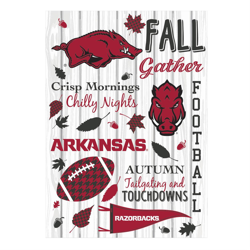 University of Arkansas, Moire Flag, House Size, Fall Seasonal