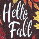 Plaid Hello Fall Suede House Flag
