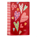 Hearts of Love Suede House Flag
