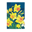 Daffodils Garden Suede House Flag