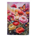Sunset Garden Suede House Flag