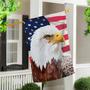 American Eagle Suede House Flag