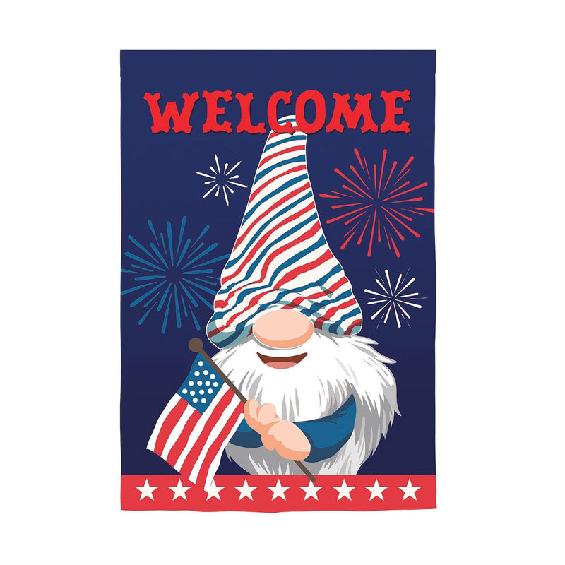 RWB Gnome Suede House Flag