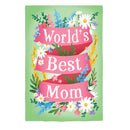 World's Best Mom Suede House Flag