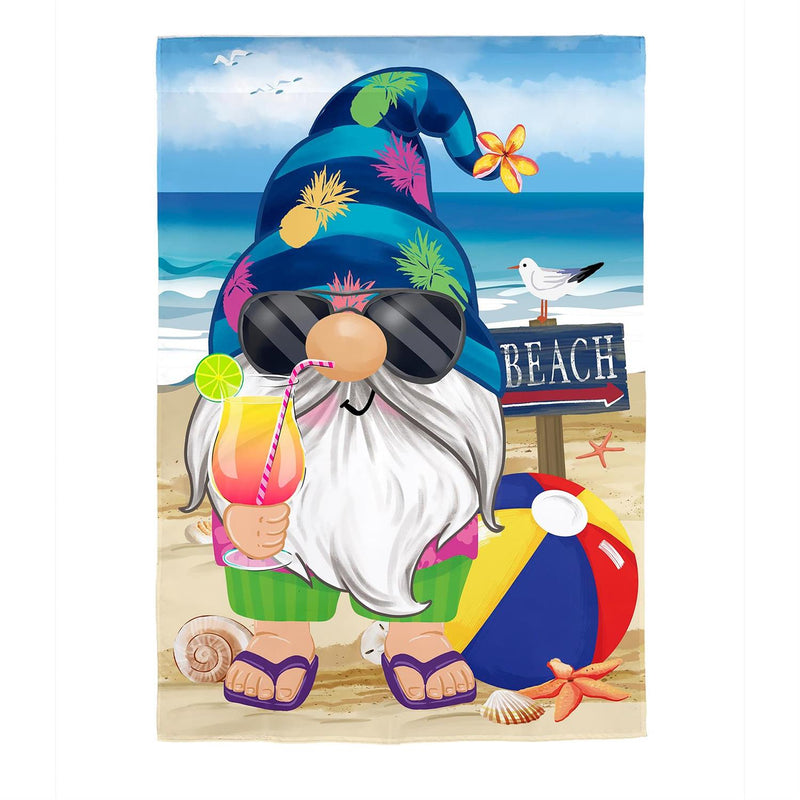 Beached Gnome Suede House Flag