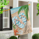 Flip Flop Life Suede House Flag