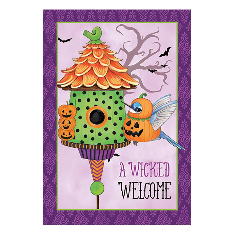 Trick or Tweet Suede House Flag