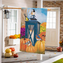 Harvest Lantern Suede House Flag