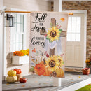 He Will Never Leave Suede House Flag