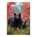 Berry Hunting Suede House Flag